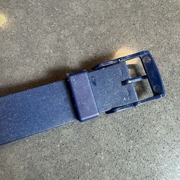 Swatch Watch Just Blue GN715 Blue Sparkling 34mm 2001 Glitter Y2K main image 6